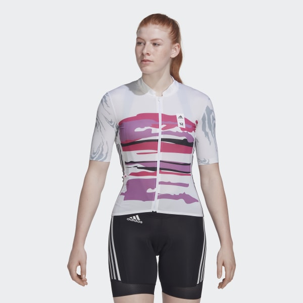 biela Dres The Thebe Magugu Short Sleeves Cycling