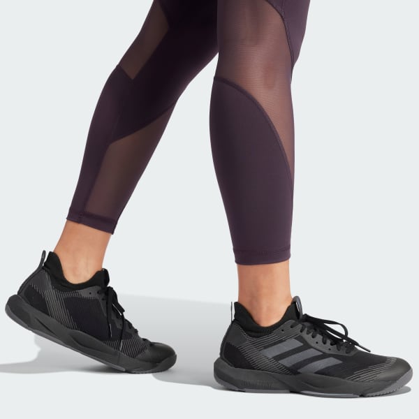 Buy ADIDAS tailored hiit training 7/8 leggings in Bronze Strata