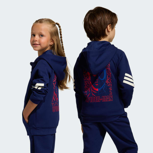 สีน้ำเงิน เสื้อแทรค ADIDAS MARVEL SPIDER-MAN