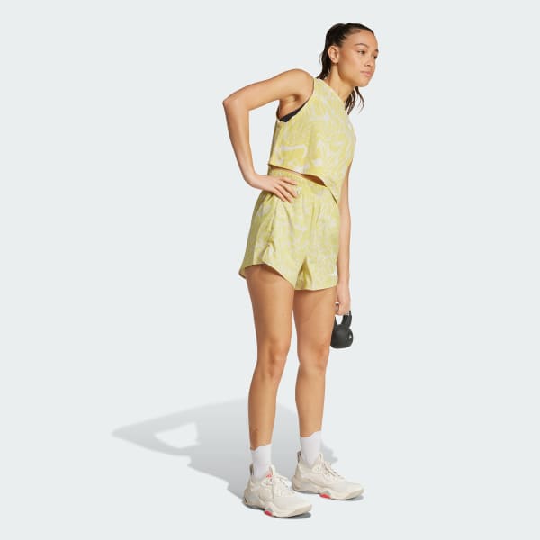 Beige WE MIN AOP TANK
