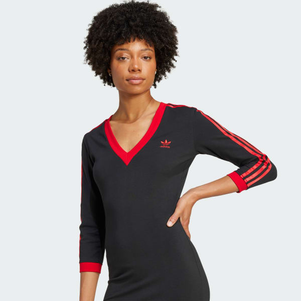 ADIDAS★STRIPED DRESS adidas Women's 3 Stripes Dress, Collegiate Burgundy, XS | eBay