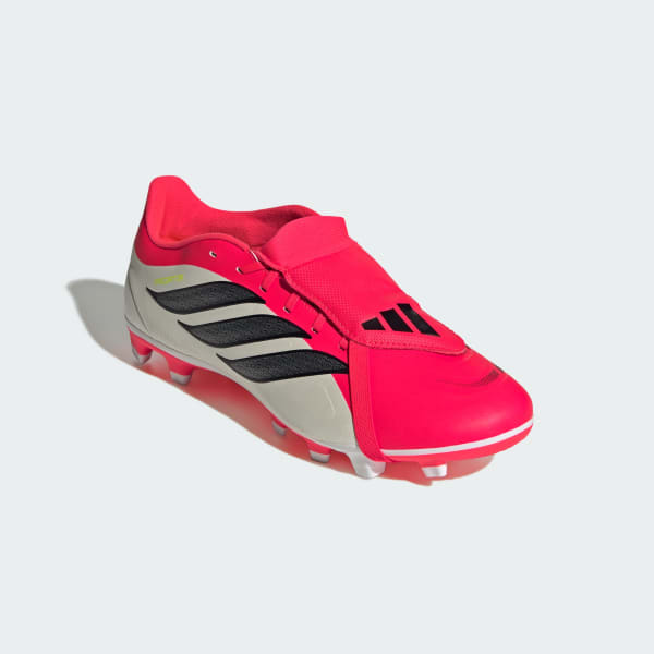 Rouge Chaussure de football PREDATOR CLUB languette rabattable terrain souple / multi-surfaces