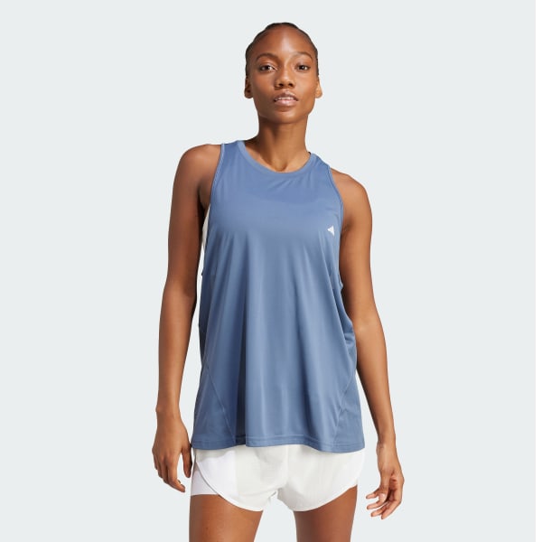 adidas Designed for Training Tank Top Blue Free Shipping with adiClub adidas US