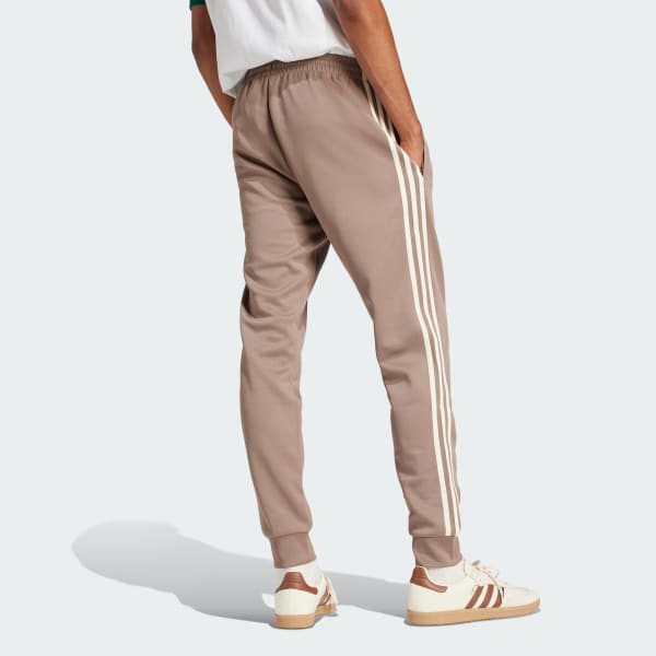 adidas アディダス トラックパンツ ブラウン S 人気色