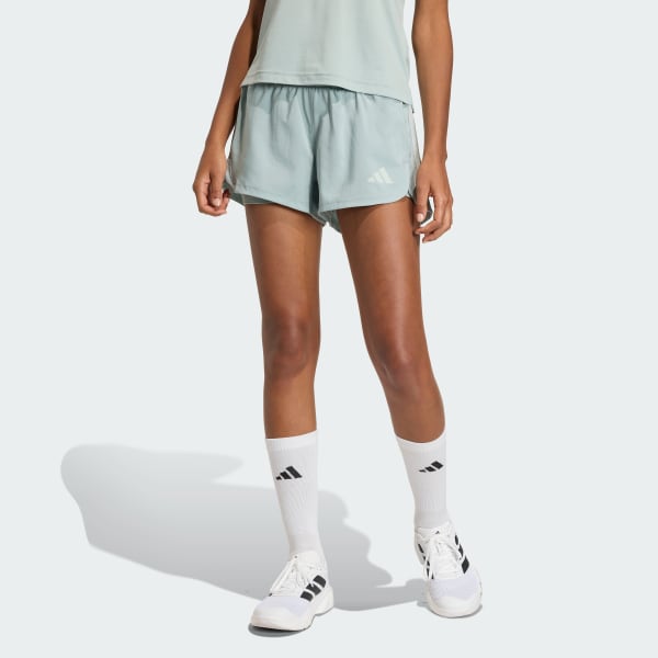 Verde Short allenamento Pacer Woven 2in1