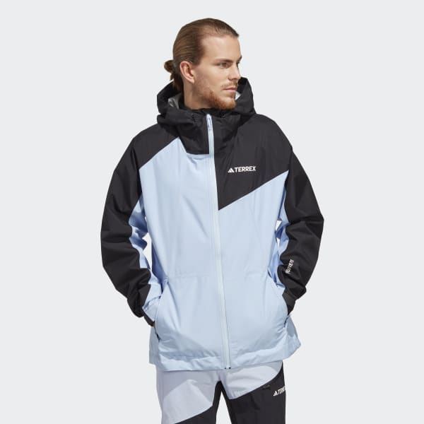 Blue Terrex Xperior GORE-TEX Paclite Rain Jacket