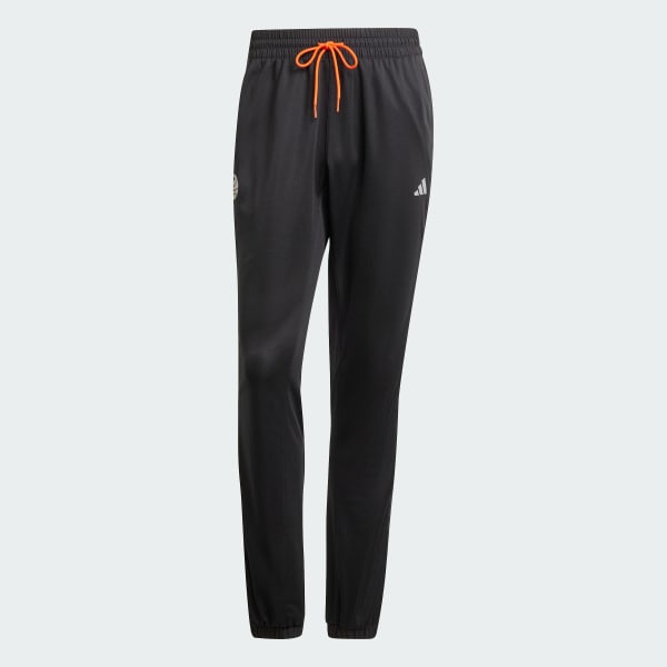 cerná Paris Basketball Snap Tracksuit Bottoms