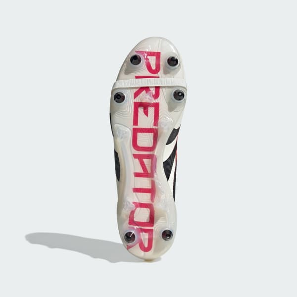 Blanc Chaussure de football languette rabattue Predator Elite Terrain gras