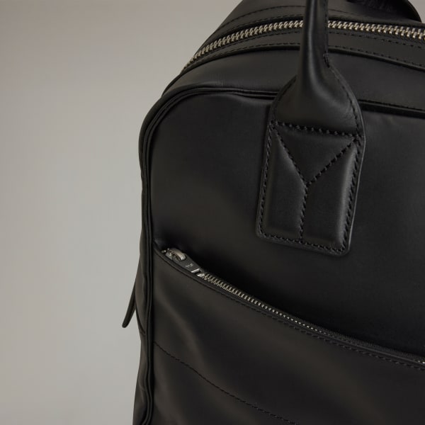 adidas Y-3 Leather Airliner Bag - Black | Free Shipping with