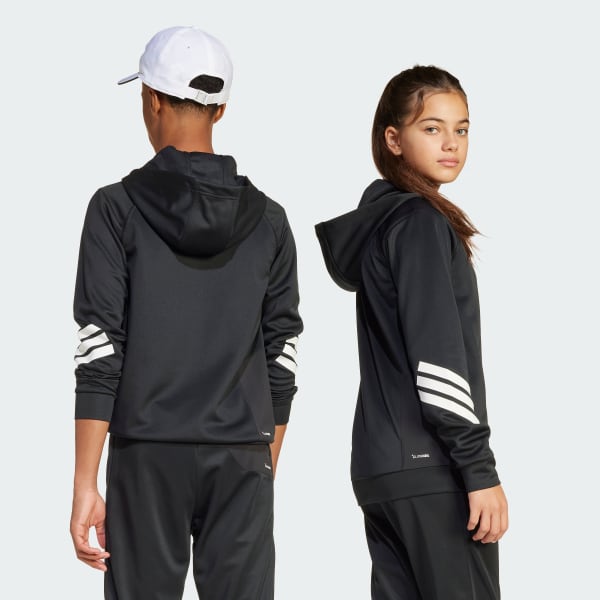 Negro Polera con capucha All Sports NXT