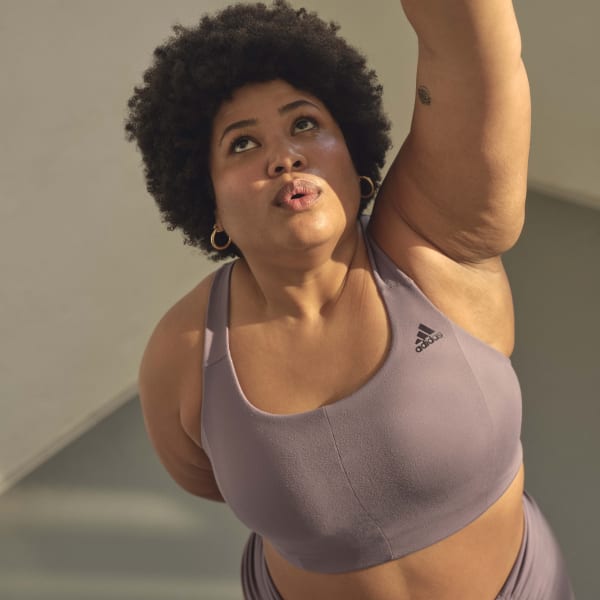 Purple CoreFlow Medium-Support Bra (Plus Size) SS633