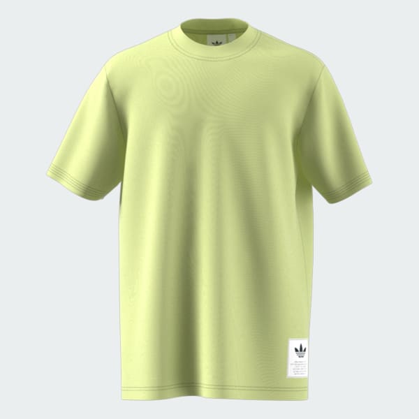 สีเหลือง เสื้อยืดพิมพ์ลาย Fashion Label