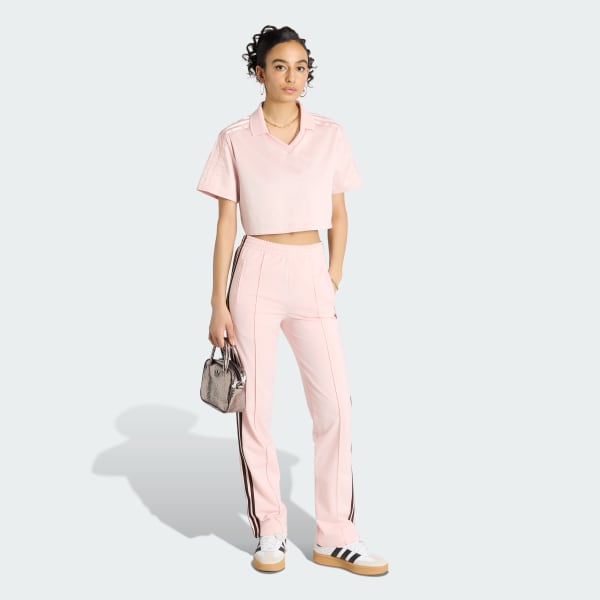 Pink PEARL JACQUARD SHORT SLEEVES JERSEY