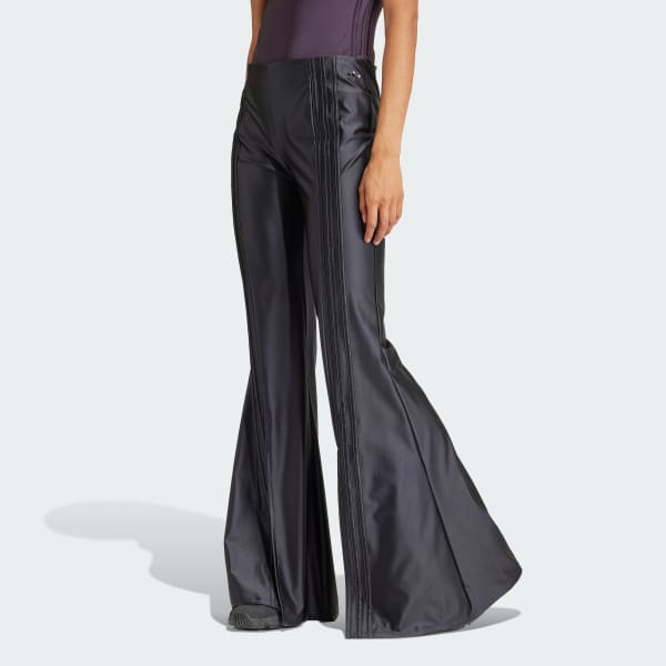 Preto Calça Boca De Sino Highlight Três Listras