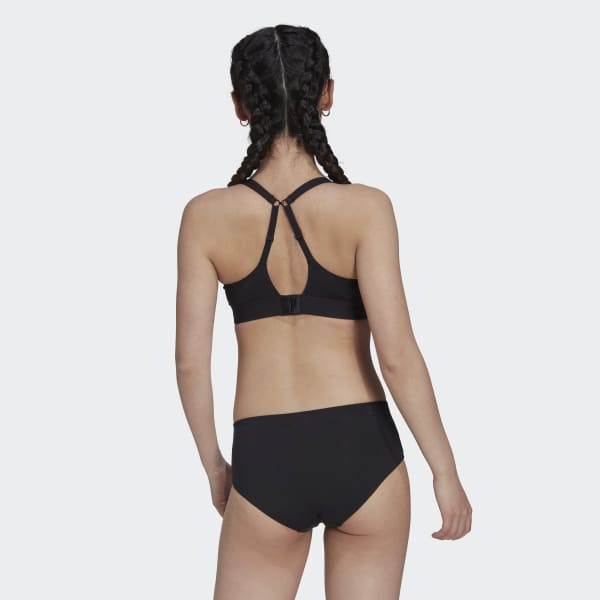 Czerń Adicolor Comfort Flex Cotton Unlined Triangle Bra HPO37