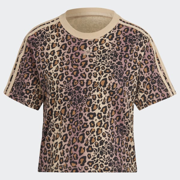 Czerń Allover Print Tee KFT72