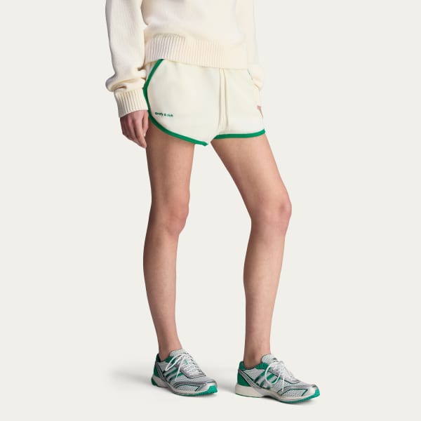 adidas Sporty & Rich Shorts - White | Free Shipping with