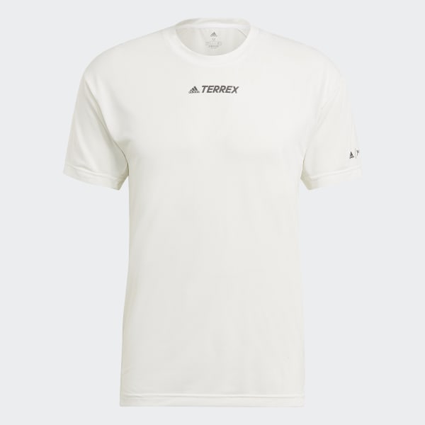 Blanco Polera de Trail Running Terrex Parley Agravic All-Around