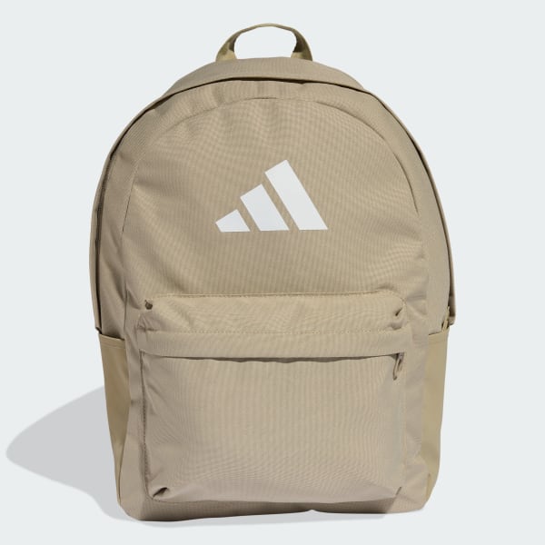 Brown Classic 3 Bar Logo Backpack
