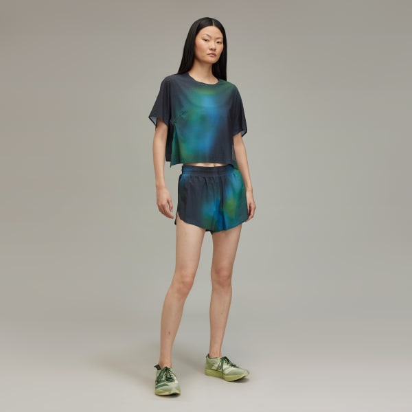 Multicolor Y-3 Allover Print Running Shorts
