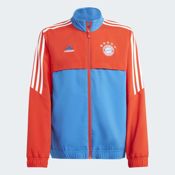 Czerwony FC Bayern Condivo 22 Presentation Jacket