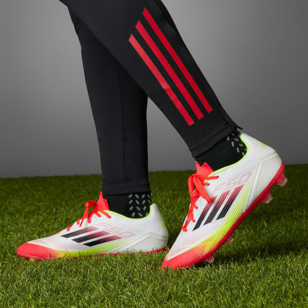 White F50 League Firm/Multi-Ground Boots