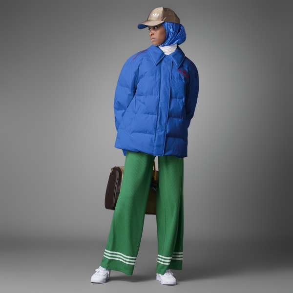 adidas Adicolor 70s Monogram Puffer Jacket - Blue | adidas Australia