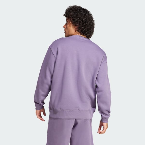 adidas All SZN Fleece Sweatshirt - Purple | Men's Lifestyle | adidas US