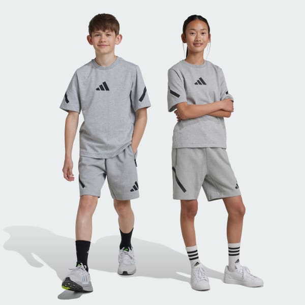 Grey adidas Z.N.E. Shorts Kids