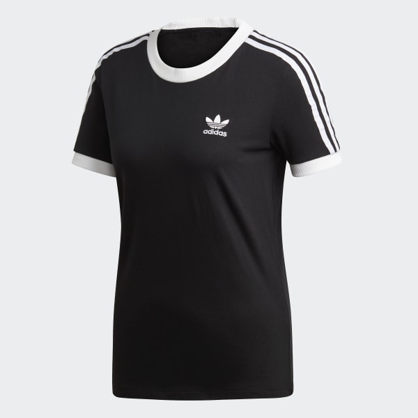 Polera 3 Tiras - Negro adidas | adidas Chile