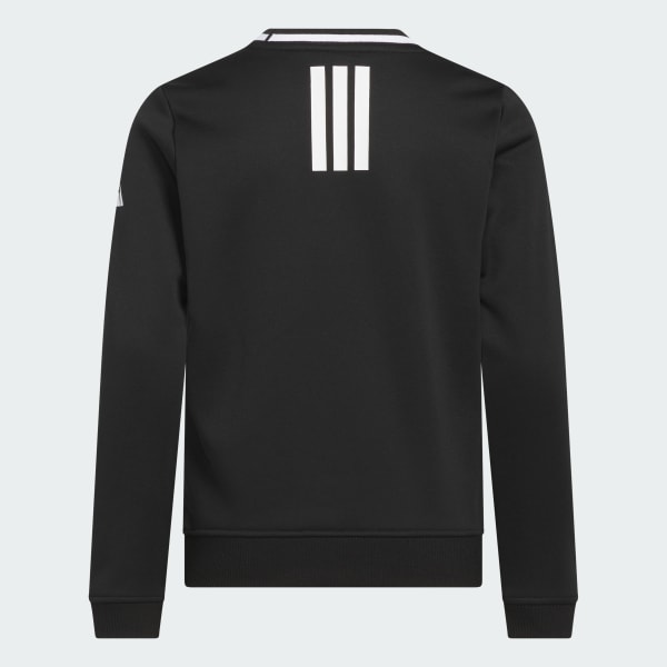 Black Sport Crewneck Sweater Kids
