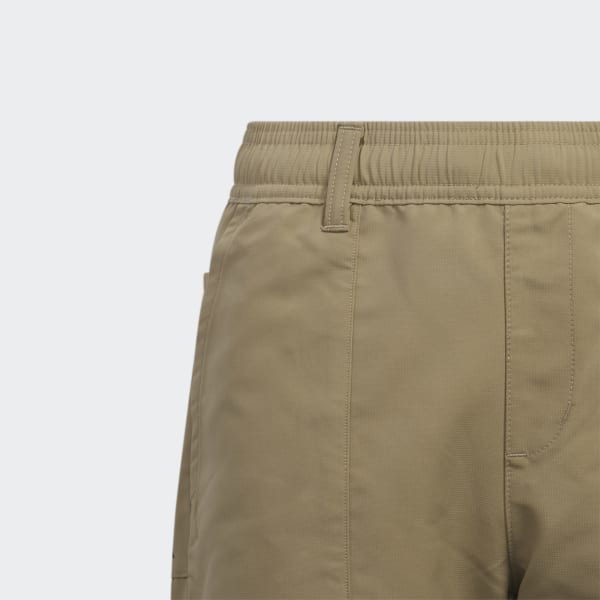 Beige Pantalon Versatile Pull-on