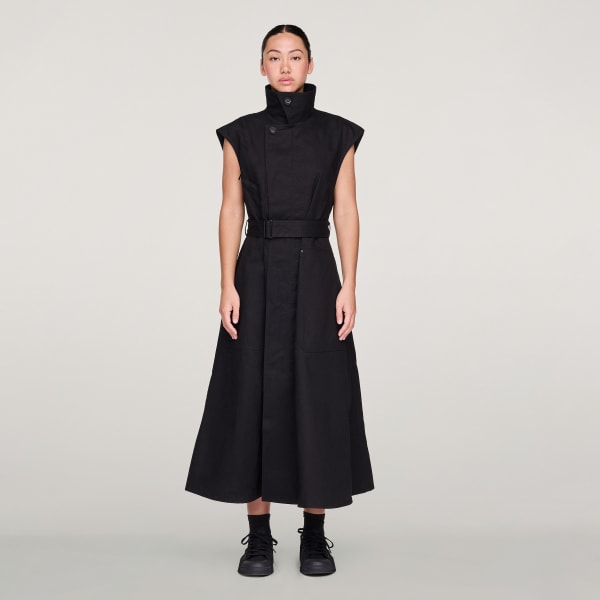 Black Y-3 UT Twill Dress