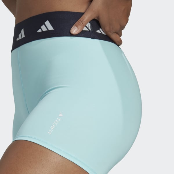 Azul Calções Justos Techfit K7988