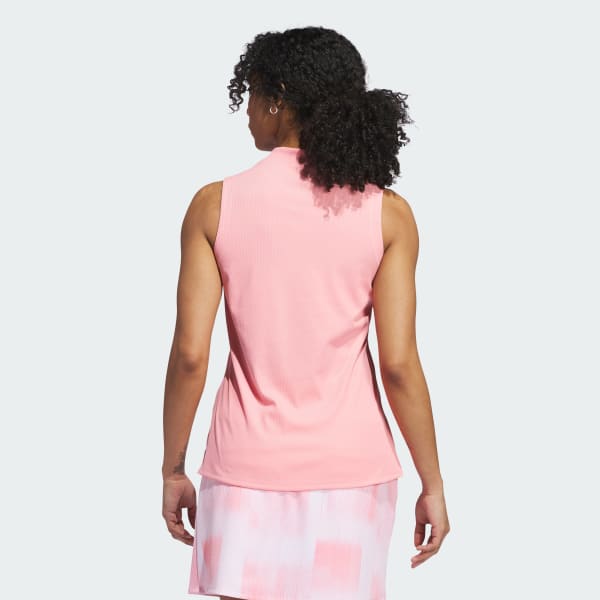 Pink Ultimate365 Sleeveless Polo Shirt
