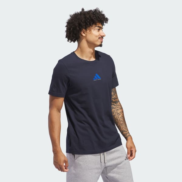 Azul Polera Codes Photoreal Estampada
