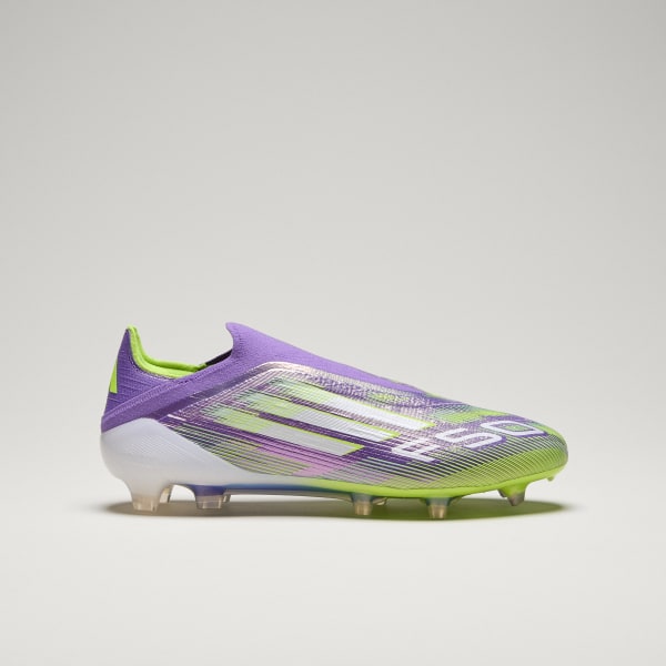 adidas F50 Elite Laceless Firm Ground Cleats - Purple | Free