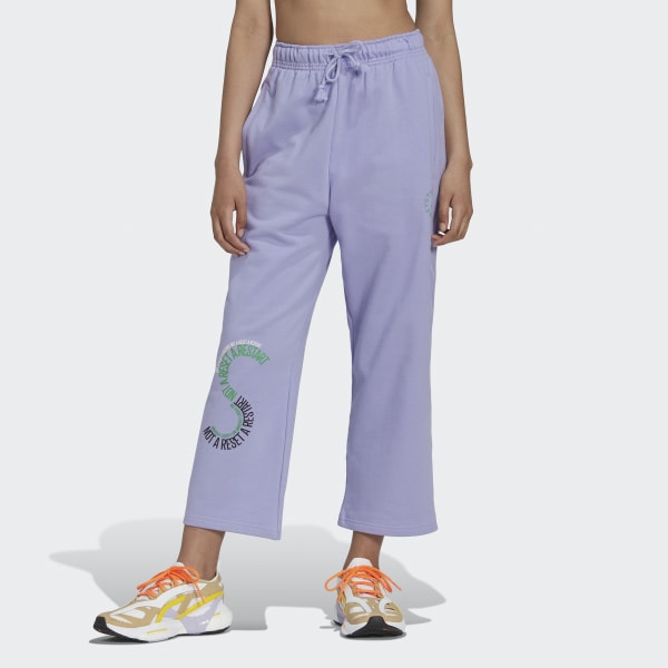 Lilla adidas by Stella McCartney Cropped joggingbukser BWC63