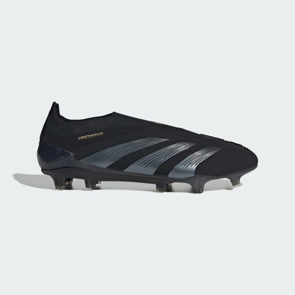 Black adidas laceless football boots clearance