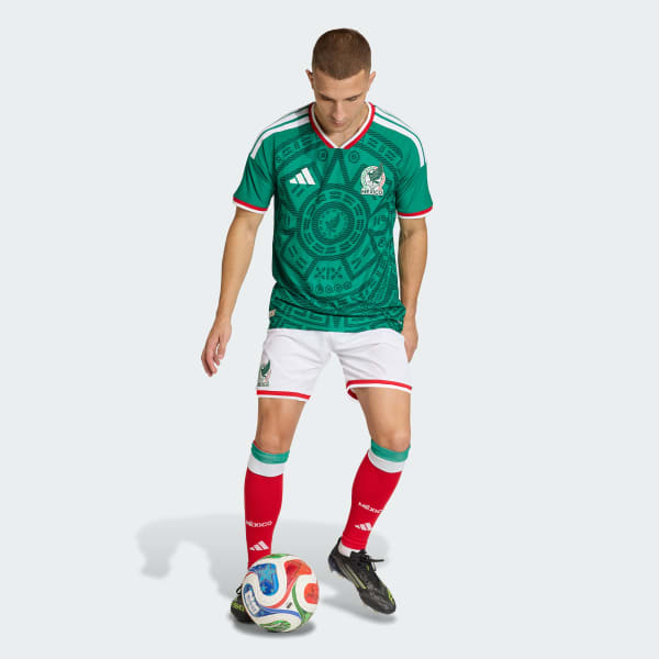 Blanco Shorts Local Selección Nacional de México 26 Versión Jugador