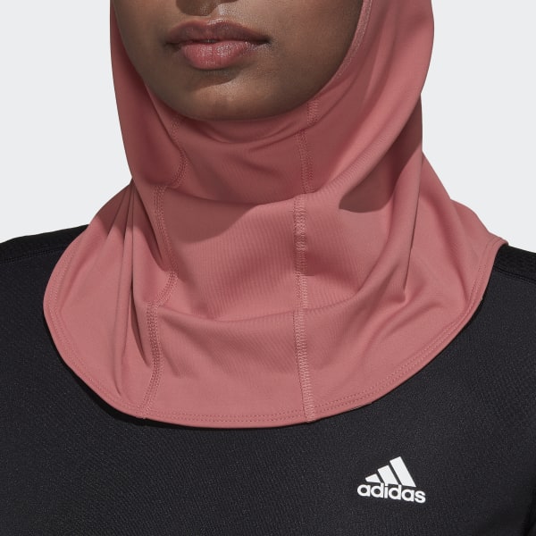 Red Run Icons 3-Stripes Sport Hijab K7280