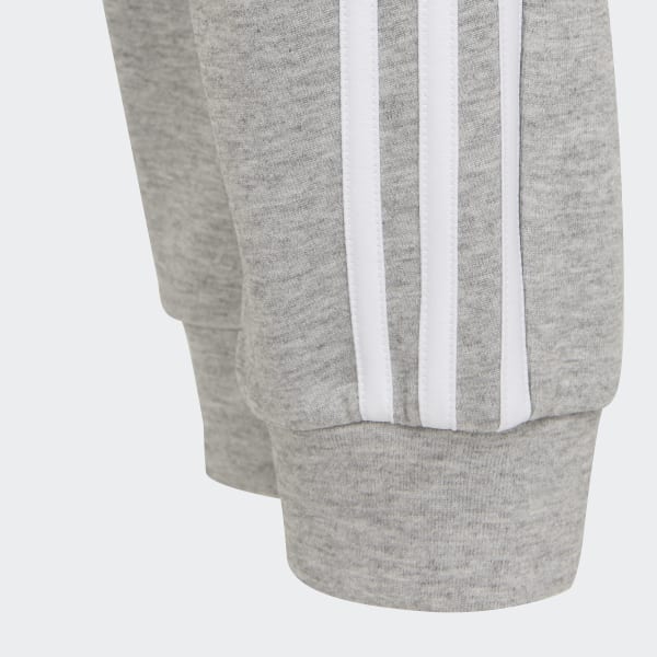 Gris 3-Stripes Tapered Leg Tracksuit Bottoms IXB34