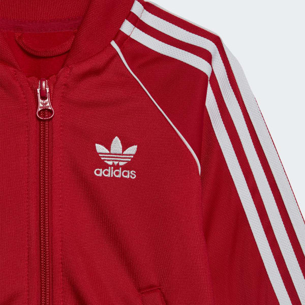 adidas Adicolor SST Tracksuit - Red | adidas UK