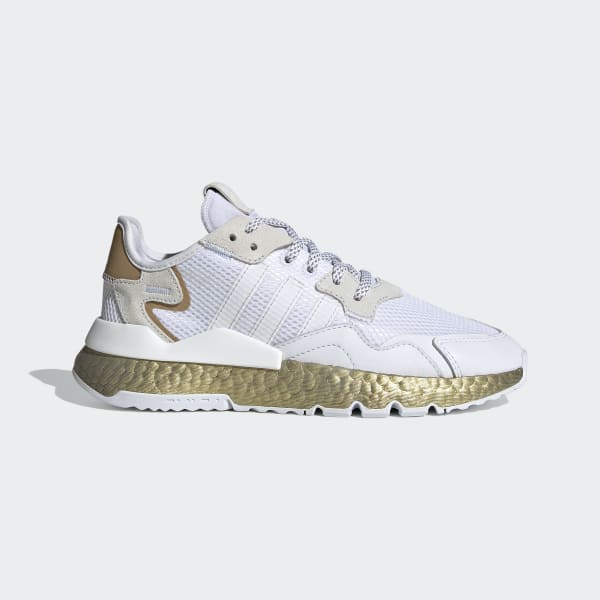 adidas Nite Jogger Shoes - White 