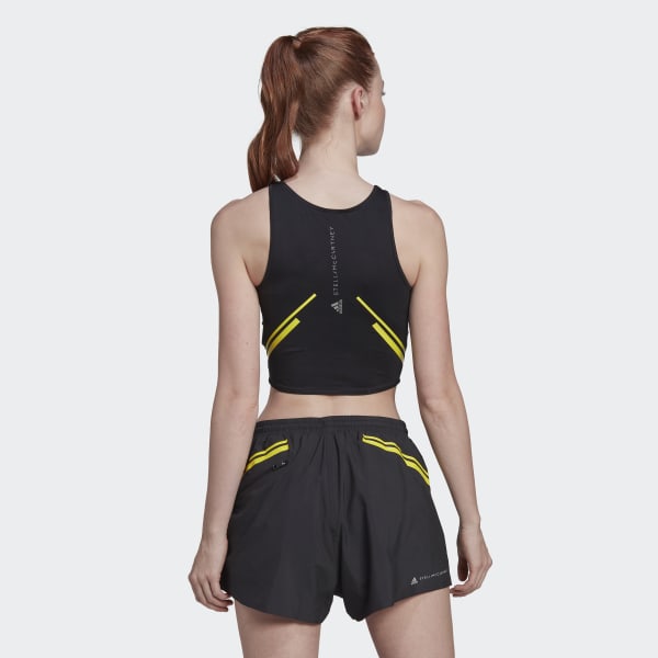 Preto adidas by Stella McCartney TruePace Running Crop Top CL389