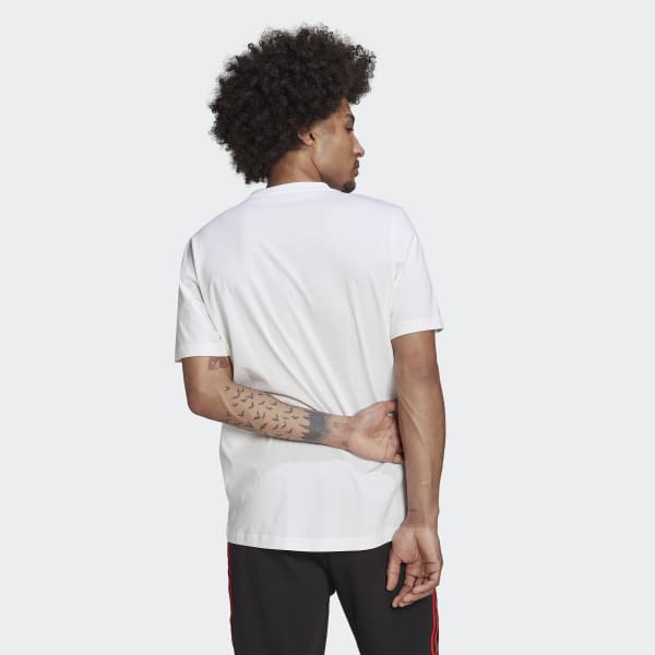 Branco T-shirt ADN do FC Bayern München