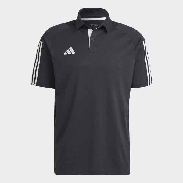 adidas Tiro 23 Competition Polo Shirt - Black | Free Shipping with