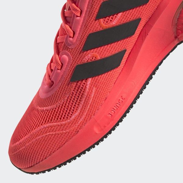 red and pink adidas