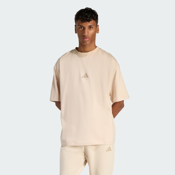 Beige Future Icons Small Logo Tee