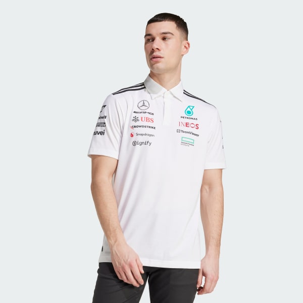 Wit MERCEDES - AMG PETRONAS FORMULA ONE TEAM POLO